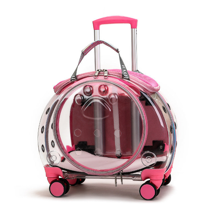 small-pet-trolley-bag-portable-dog-diaper-bag-transparent-shoulders-cat-bag-space-capsule