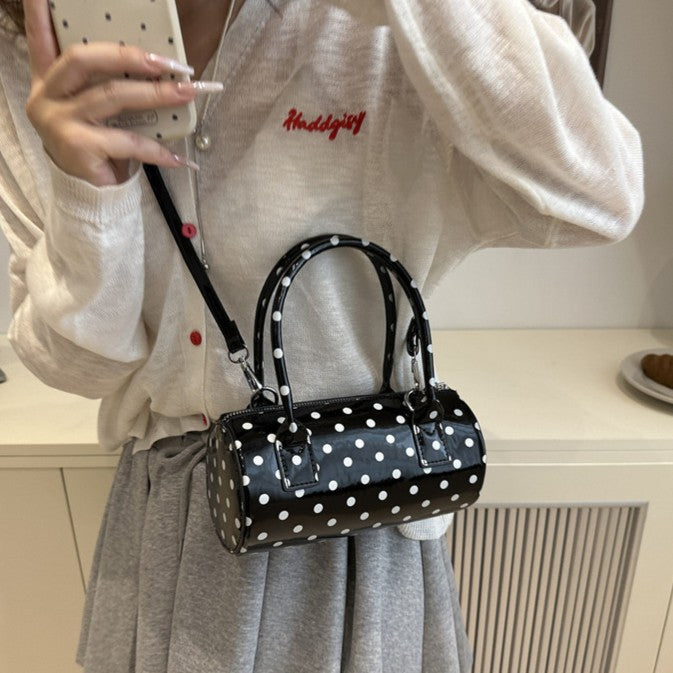 Korean-style Premium Polka-dot Tote Pillow Bag
