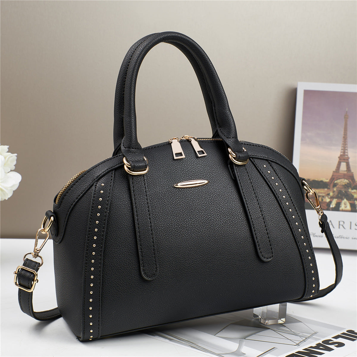 simple generous one shoulder crossbody womens bag