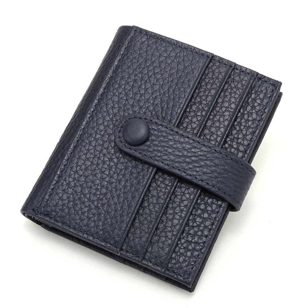 womens short cowhide mini wallet