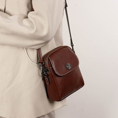 womens fashion leather messenger bag