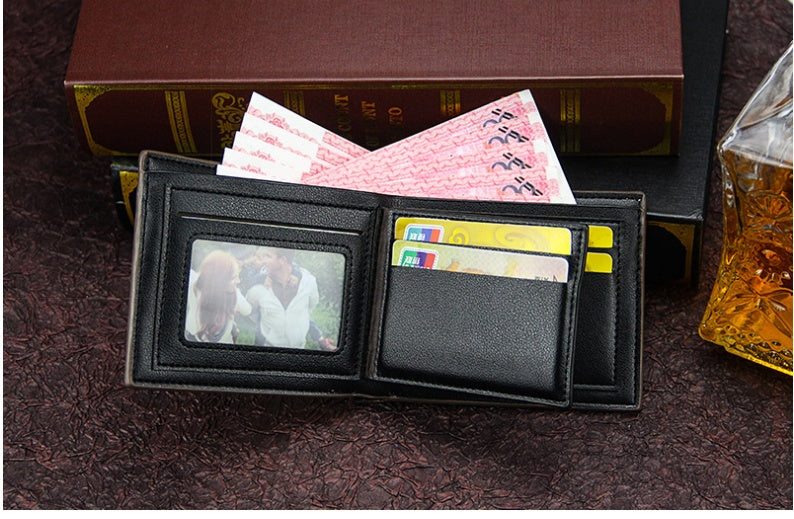 new mens wallets short leisure splicing