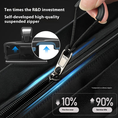 mens one shoulder crossbody functional chest bag