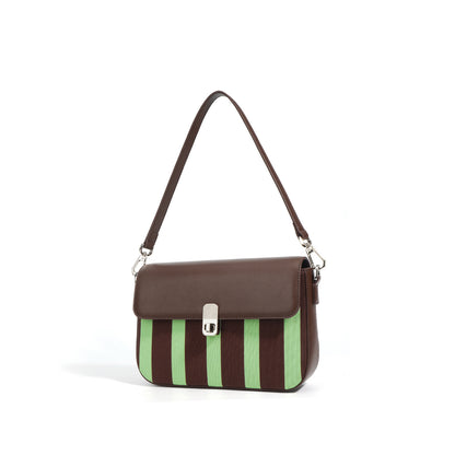 Summer New Contrast Color Shoulder Bag