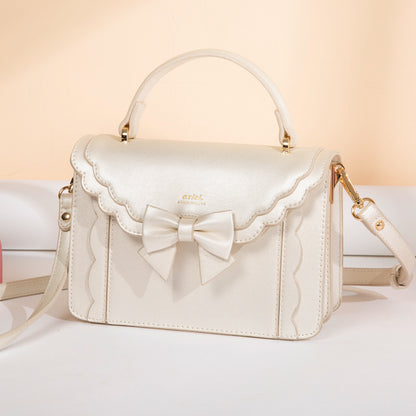 womens fashion new bow style small square bag