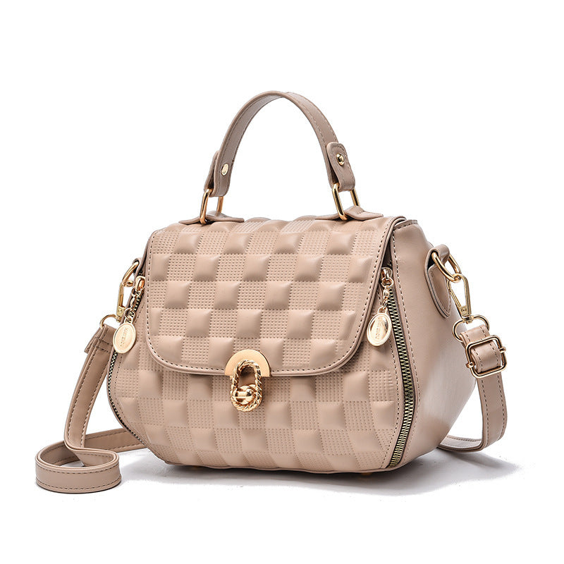simple casual texture shoulder western style popular messenger bag