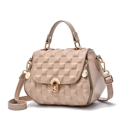 simple casual texture shoulder western style popular messenger bag