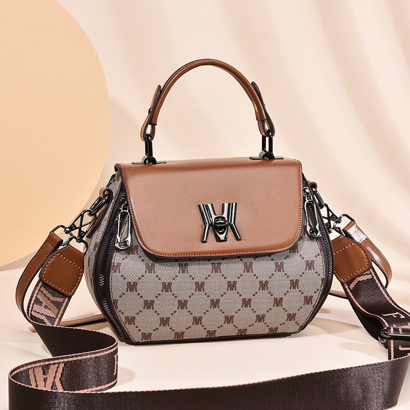 simple shoulder messenger bag trendy large capacity handbag