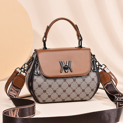 simple shoulder messenger bag trendy large capacity handbag