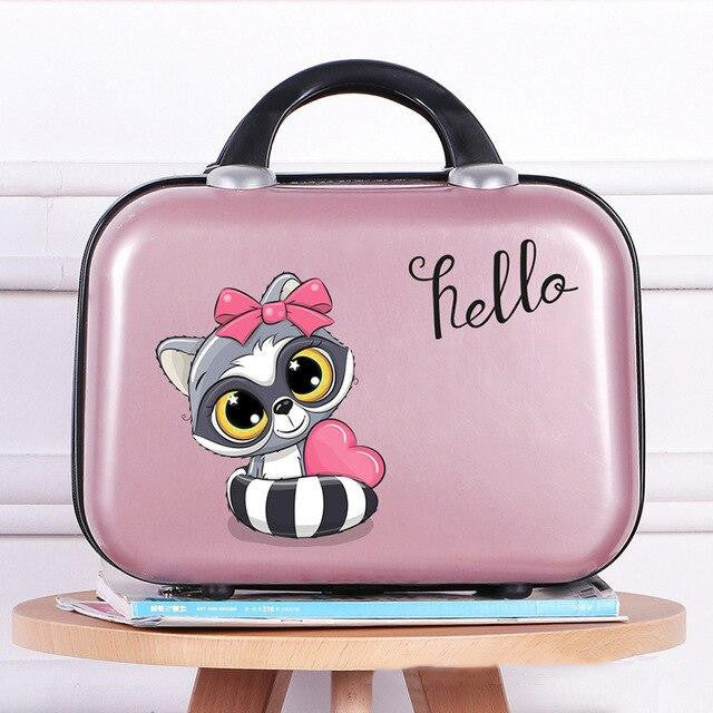 cartoon pattern portable storage cosmetic bag