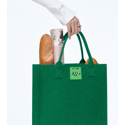 utility green tote tote bag