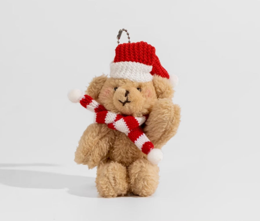 Simple All-match Bear Knitted Handbag