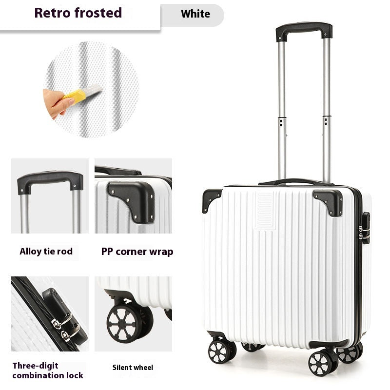 18 inch trolley case printed pattern luggage small children suitcase boarding bag suitcase