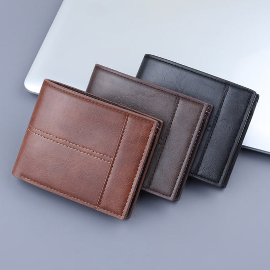 new mens short clip multifunctional coin purse