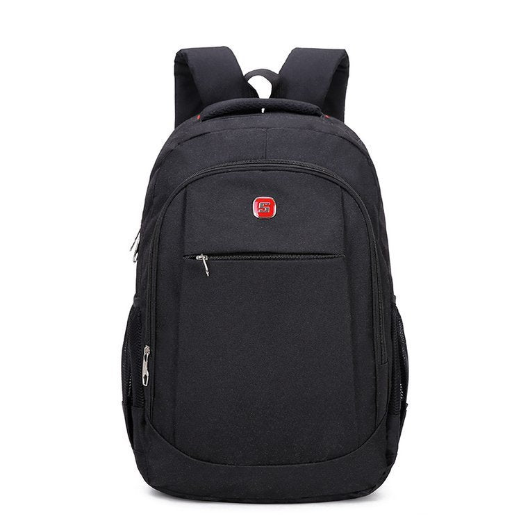 backpack solid color lightweight student school bag