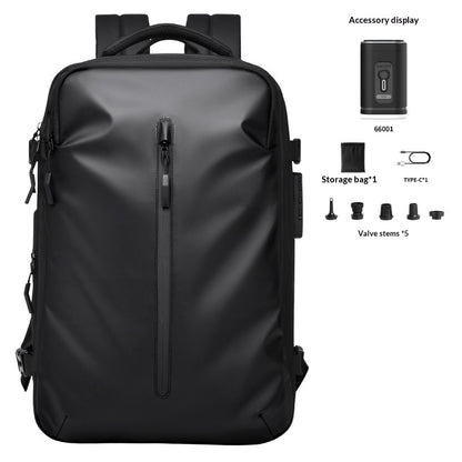 Vacuum-Compression Travel Backpack For Men
