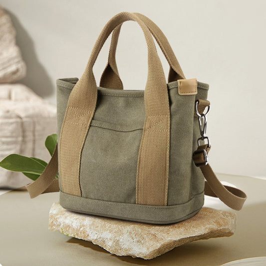 trendy all match simple fashion korean style large capacity commute leisure canvas bag