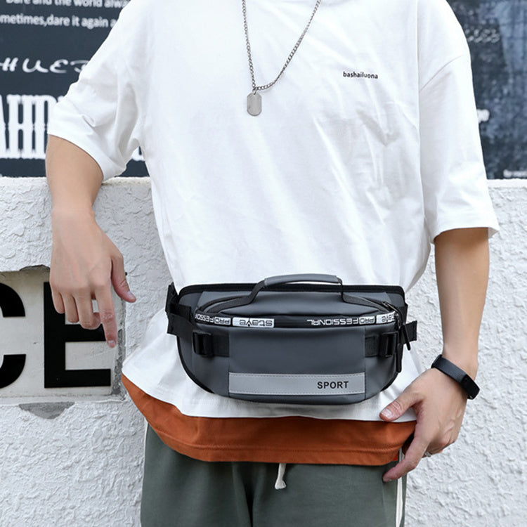reflective waist bags men crossbody bag pack for travel walking running hiking cycling