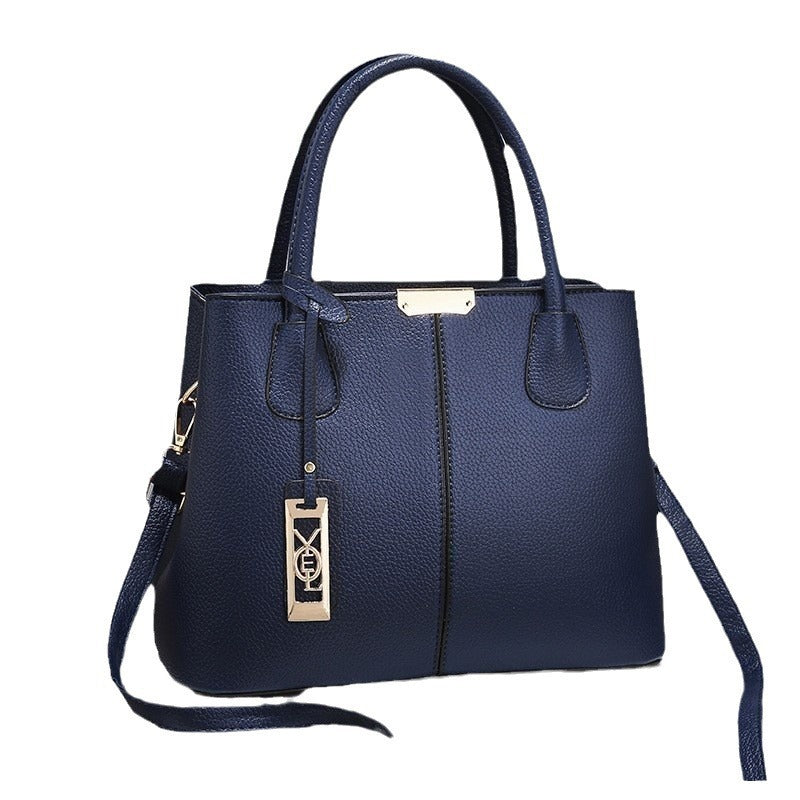one shoulder crossbody iron pendant decorative large capacity handbag