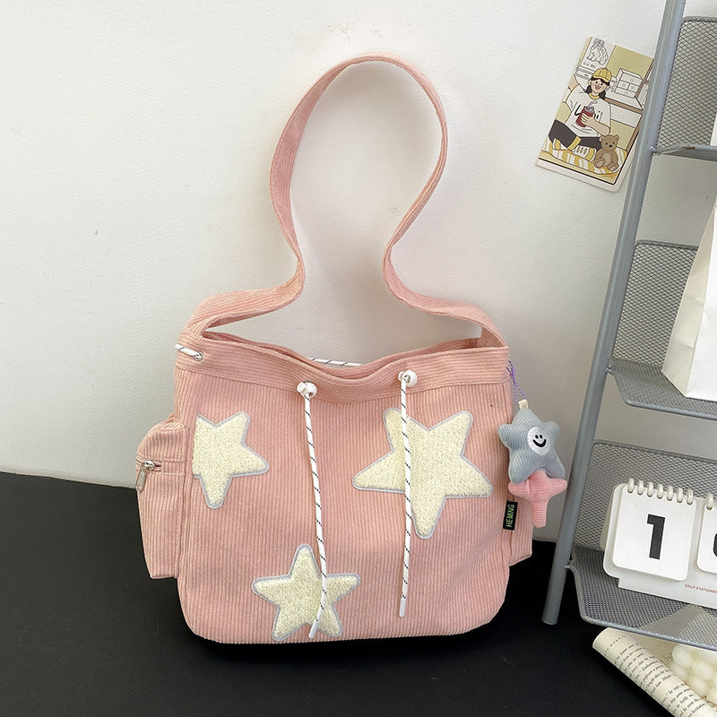 cute wild casual five pointed star crossbody bag