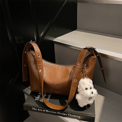 Solid-color Minimalist Elegant Underarm Single-shoulder Crossbody Bag