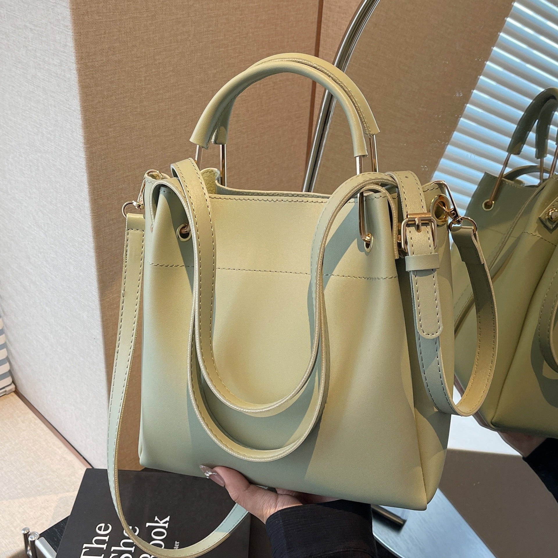 bucket bag simple all match portable shoulder crossbody bags