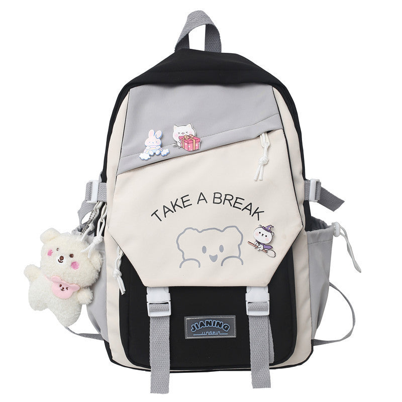 fashion large capacity student schoolbag