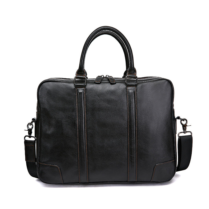 Skeleton-skin Genuine Leather High-grade Briefcase