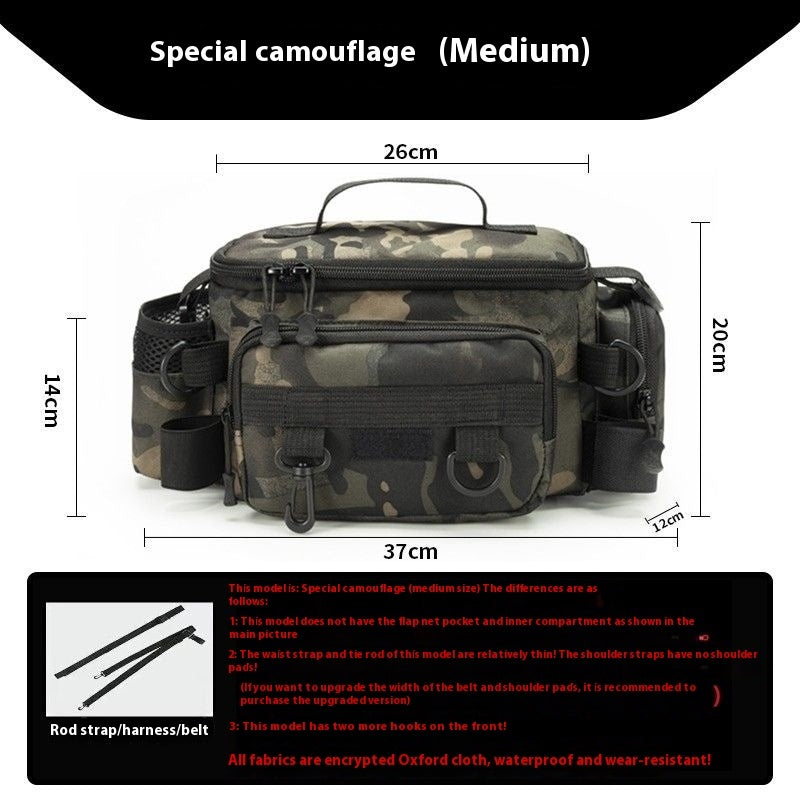 fishing gear luya crossbody multi functional storage bag