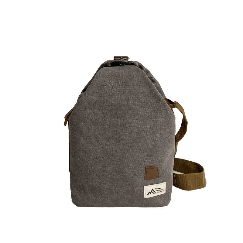 fashion canvas slanted chest bag travel leisure sports waist bag