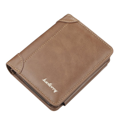 mens wallet short business multi card slots wallet