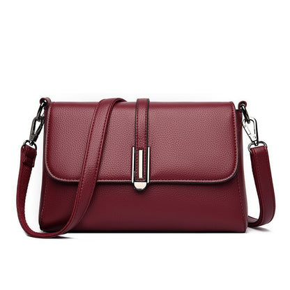 Casual PU Microfiber Leather Single Shoulder Crossbody Bag