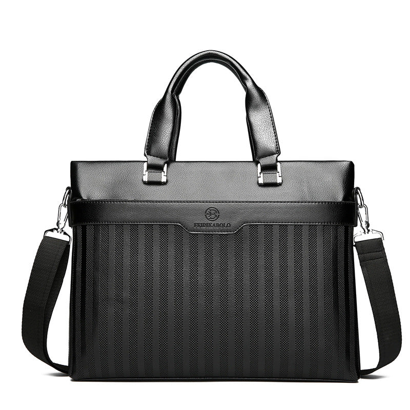 mens handbag casual briefcase horizontal soft leather