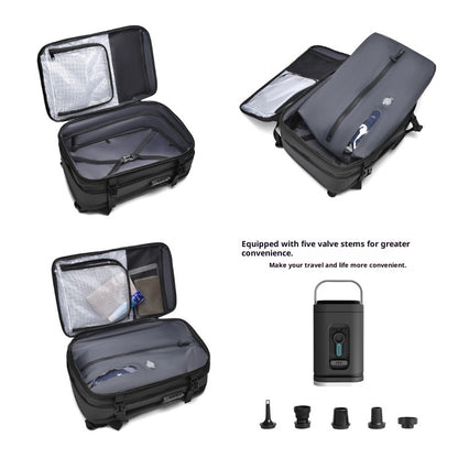 Vacuum-Compression Travel Backpack For Men