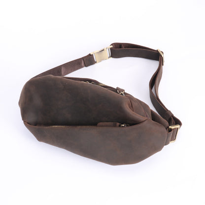 multifunctional waist pack cowhide outdoor riding