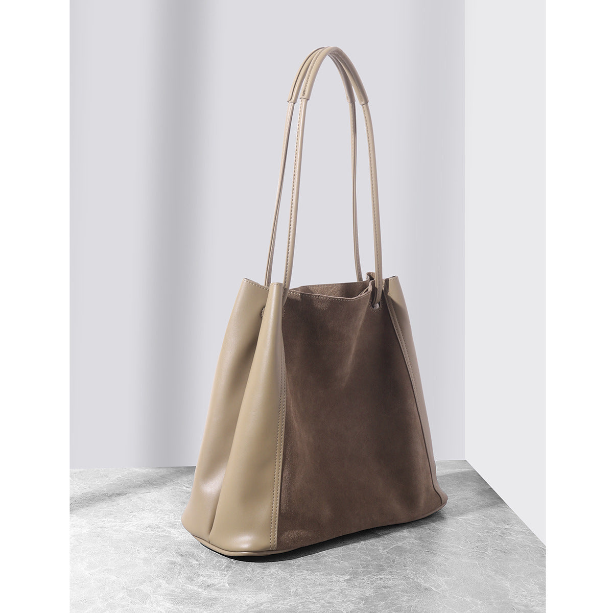 womens cowhide portable shoulder messenger bag