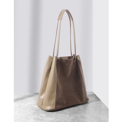 womens cowhide portable shoulder messenger bag