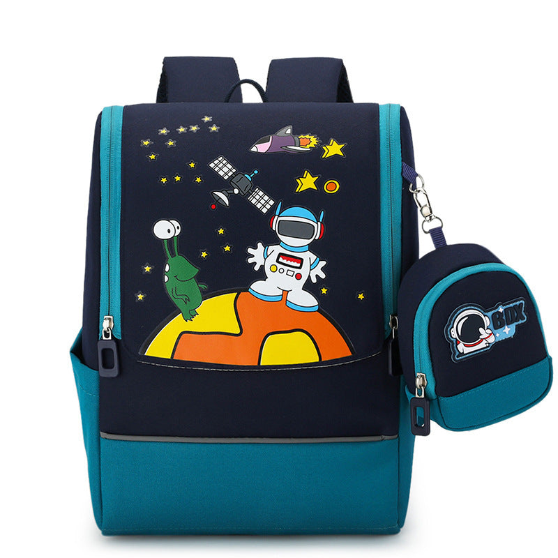 cartoon childrens backpack kindergarten primary school students