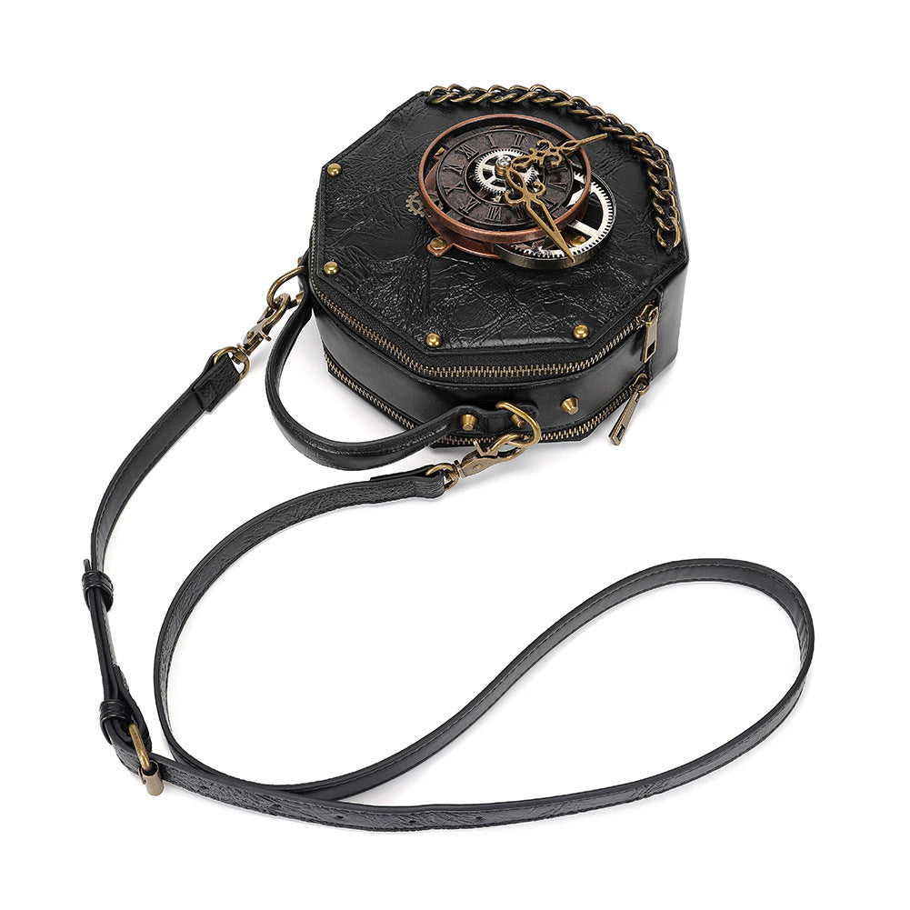 european and american punk industrial retro style womens shoulder messenger bag