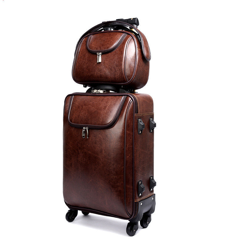 mens business suitcase trolley case sub universal wheel