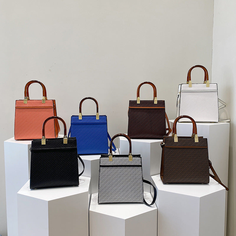 womens fashion stone pattern handbag