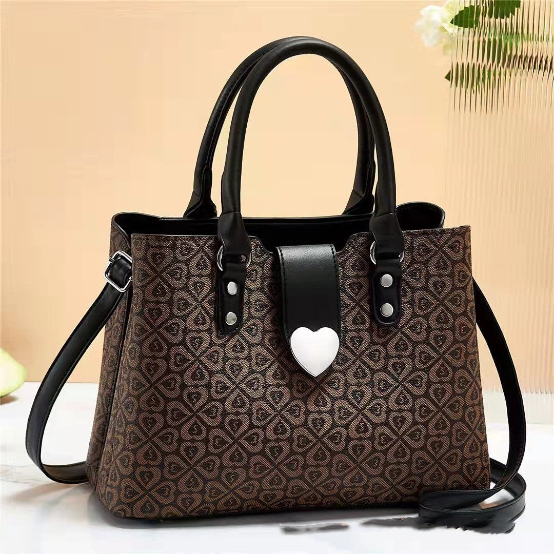 large capacity womens bag shoulder printing casual womens bag