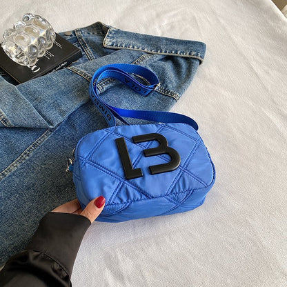 solid color small square bags women fashion underarm bag rhombic sewing shoulder messenger bags