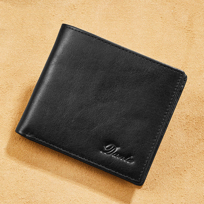 new mens wallet first layer cowhide