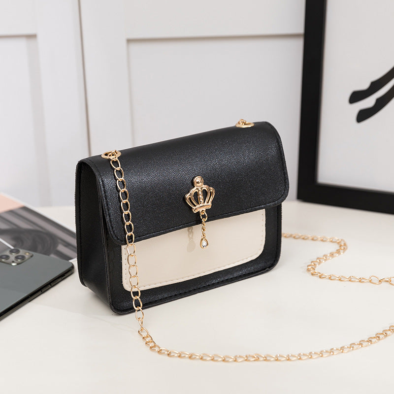 womens niche square chain casual shoulder bag