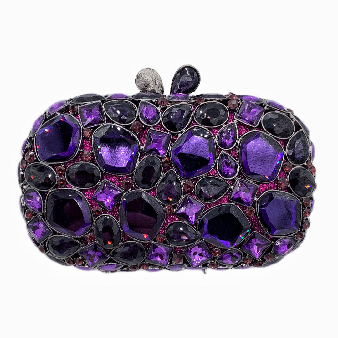 hand held new diamond evening bag