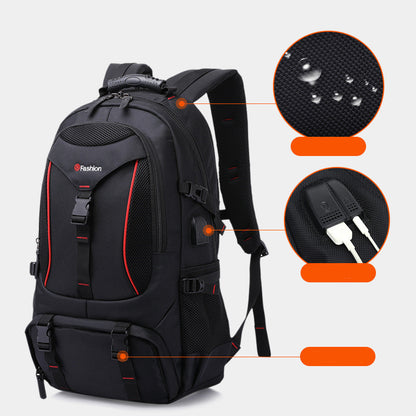 fashion leisure travel backpack student male