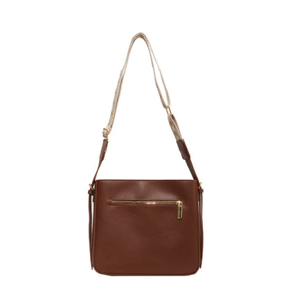 Fashion Soft Leather Bucket Bag For Women