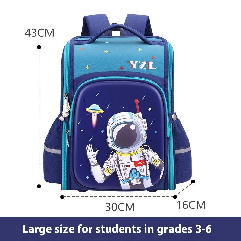 large capacity schoolbag to reduce study load spine protection