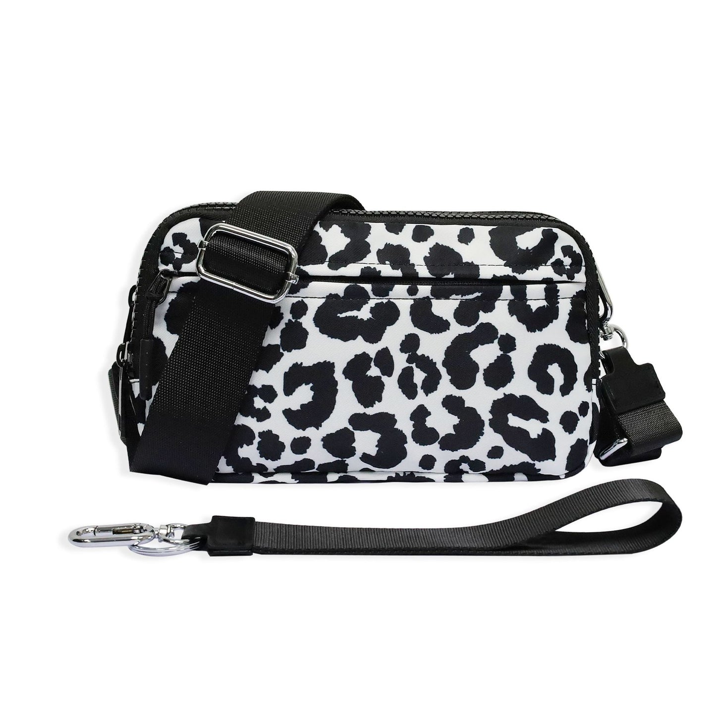 Double-layer Polyester Waterproof Outdoor Sports Running Crossbody Waist Bag
